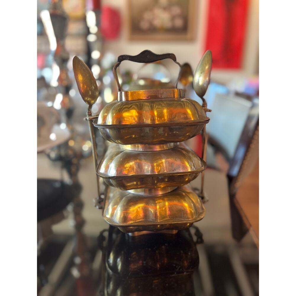 Gold Turkish Lunch Box